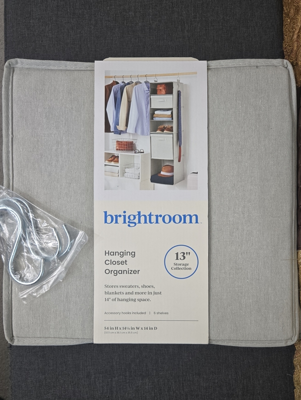 Brightroom Hanging Closet Organizer